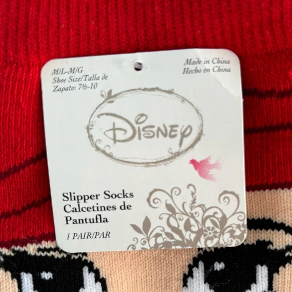 Disney Ariel slipper socks Little Mermaid NWT girls sz m/l